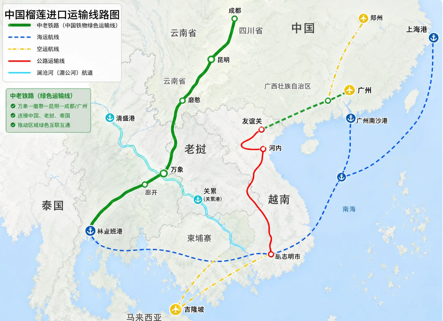 一颗榴莲的“跨国之旅”：藏在“榴莲自由”背后的中国壹定发官网实力